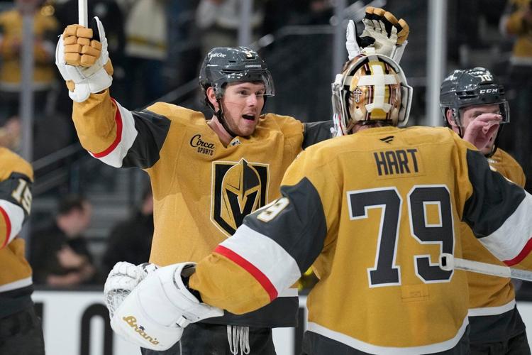Dowd nets winner as Golden Knights edge Mammoth 4-2 in playoff opener