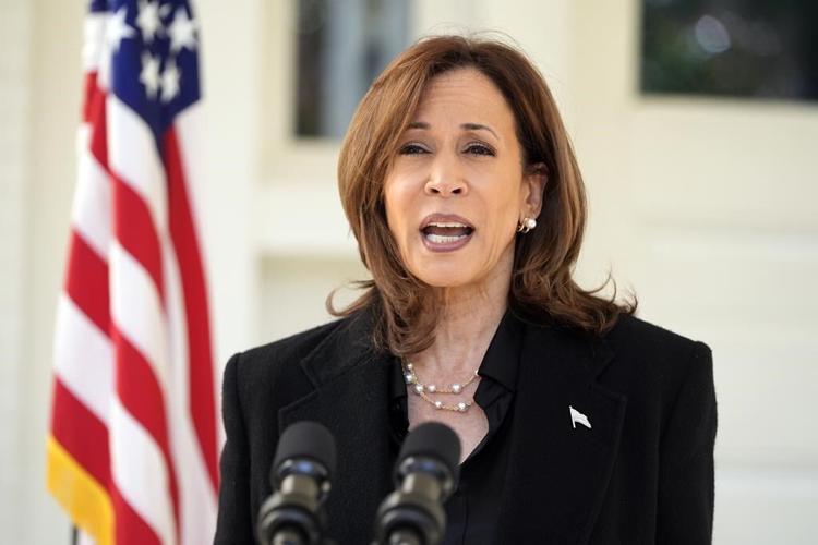 Harris decries Trump after John Kelly says he wanted generals like Hitler's