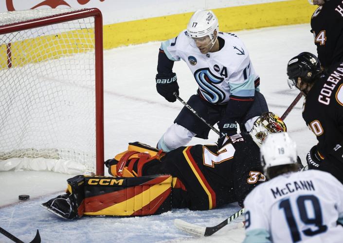 Kadri plays OT hero as surging Flames rally to beat Kraken 4-3