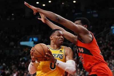 Siakam, VanVleet have 25 points apiece in ugly 126-113 win over short-handed Lakers