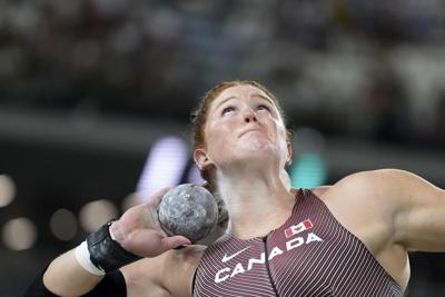 Canada's Sarah Mitton earns Diamond League shot put silver medal