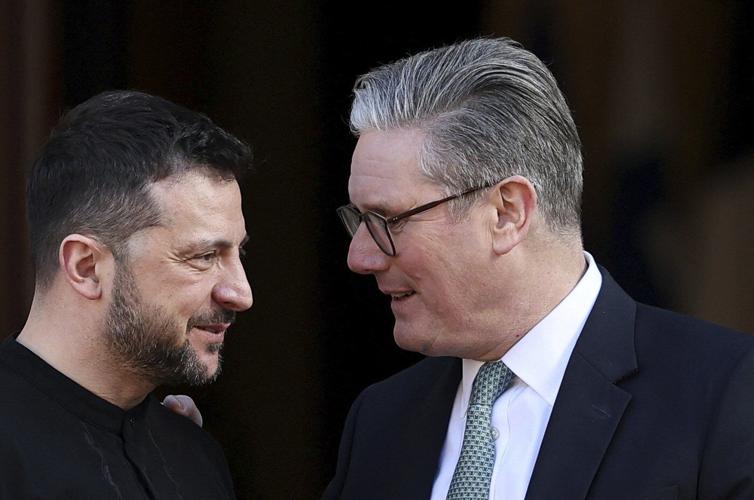 The Latest: Britain's Starmer says Europe must take responsibility for defending itself