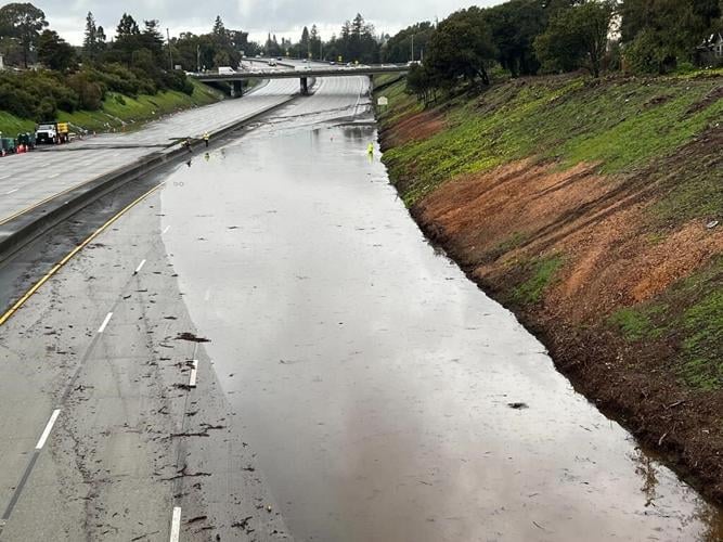 As atmospheric river exits, a new storm threatens California