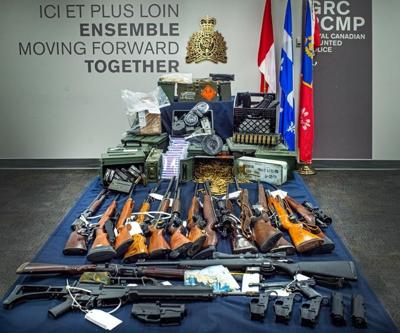 RCMP make two arrests, seize firearms, right-wing political material west of Montreal