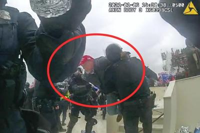 Capitol rioter who assaulted at least 6 police officers is sentenced to 5 years in prison