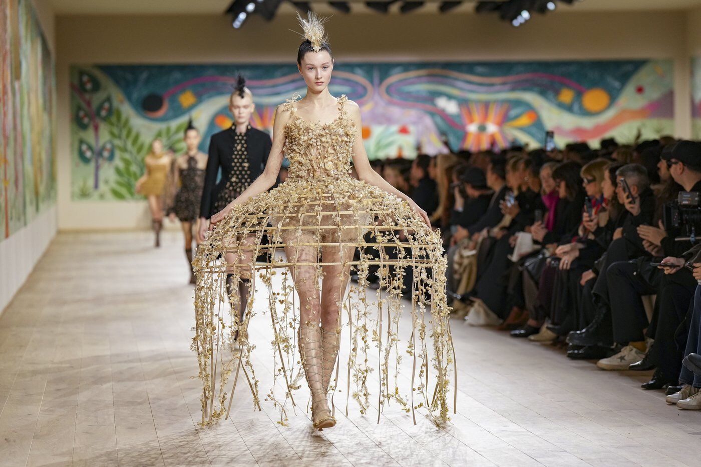Dior haute couture show in Paris is a masterful dance through time