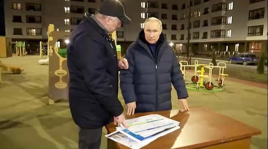 Russia's Putin makes surprise trip to occupied Mariupol