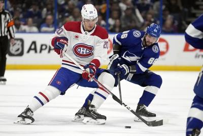 Lightning edge Canadiens 4-3 as de Haan ends 46-game goal drought