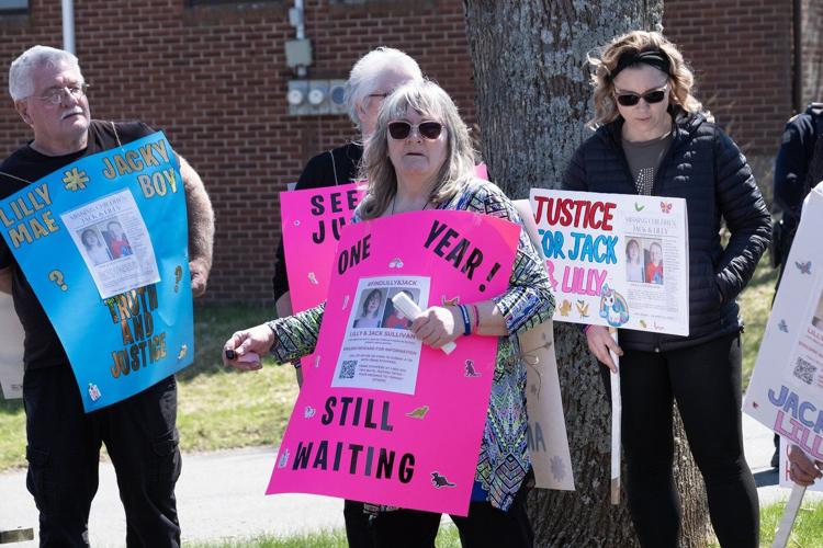 Rally held outside N.S. RCMP detachment to demand answers about two missing children