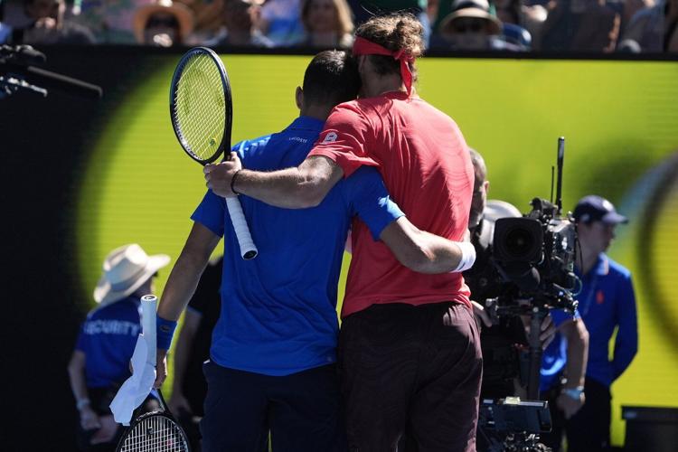 Djokovic quits mid-match and walks off to boos, putting Zverev in Australian Open final vs. Sinner