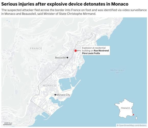 Monaco explosion injures 3 including Ukrainian tycoon, as suspect flees to France