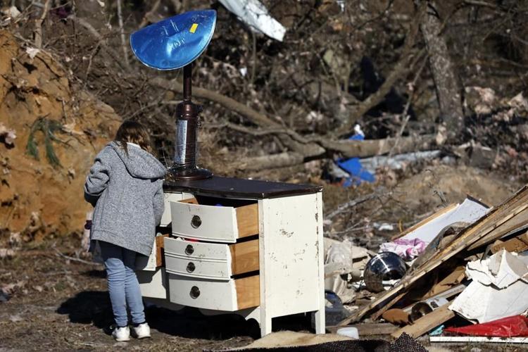 As tornadoes hit, survivors hid in tubs, shipping container