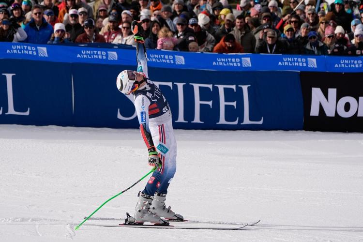 Brennsteiner gets first World Cup ski win after Odermatt skis out of giant slalom