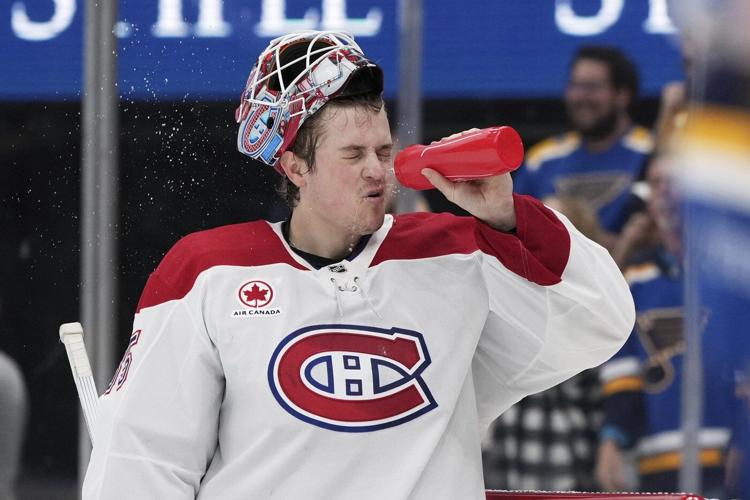 Broberg, Thomas lead surging Blues to 6-1 win over Canadiens