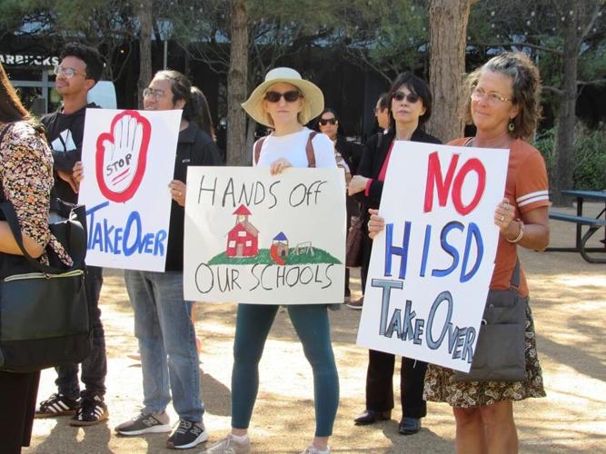Texas announces takeover of Houston schools, stirring anger