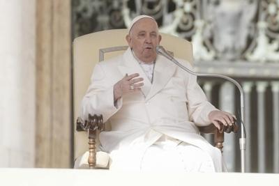 Pope meets with child protection board as events outside Vatican show abuse scandal isn't going away