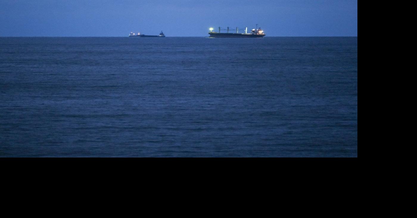 Drones strike a container ship off Bulgaria's Black Sea coast and its ...
