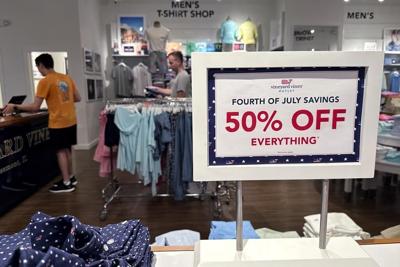 Retail sales unchanged in June from May, underscoring shoppers' resilience