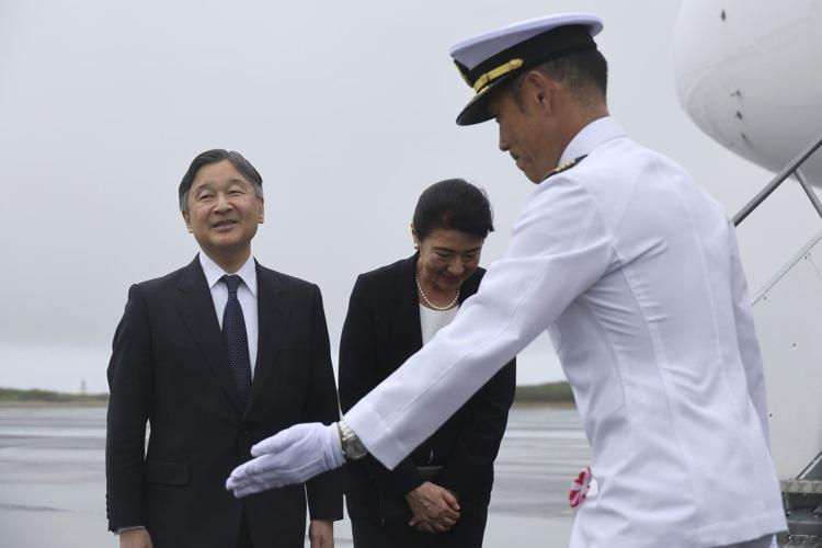 Japanese emperor visits Iwo Jima to honor the dead in one of WWII's fiercest battles