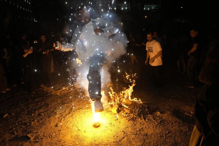 Iran celebrates ancient fire festival ahead of Persian New Year as tensions with US loom