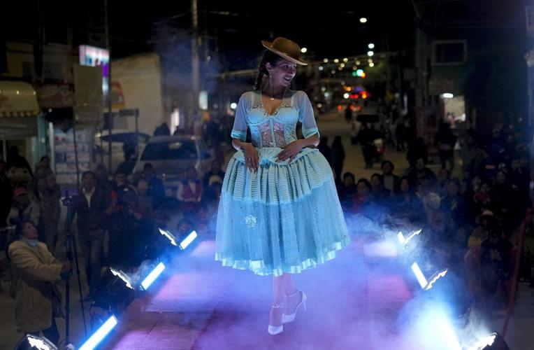 In Bolivia's scrappy highlands, proud Indigenous Cholas take the runway by storm