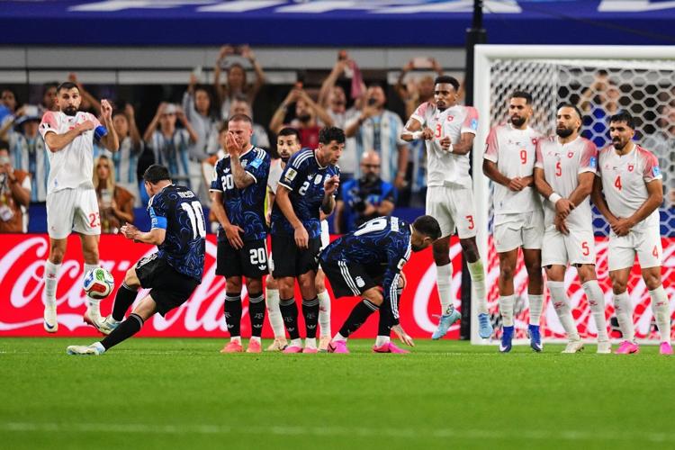 Messi scores again as defending World Cup champ Argentina beats Jordan 3-1 to sweep group