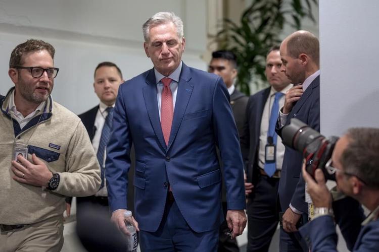 House Speaker McCarthy is back to square one as the Senate pushes ahead to avert a federal shutdown