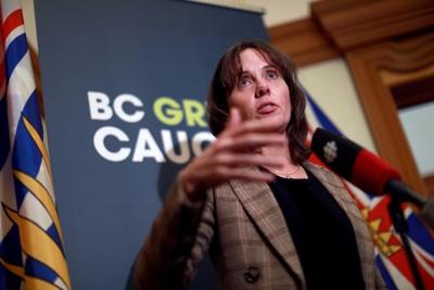 B.C. Green Leader Furstenau looks to push 'reality' politics in 2024 election year
