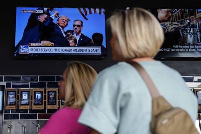At a Trump rally, shocking images fill TV screens. Then reporters rush to find out what it means