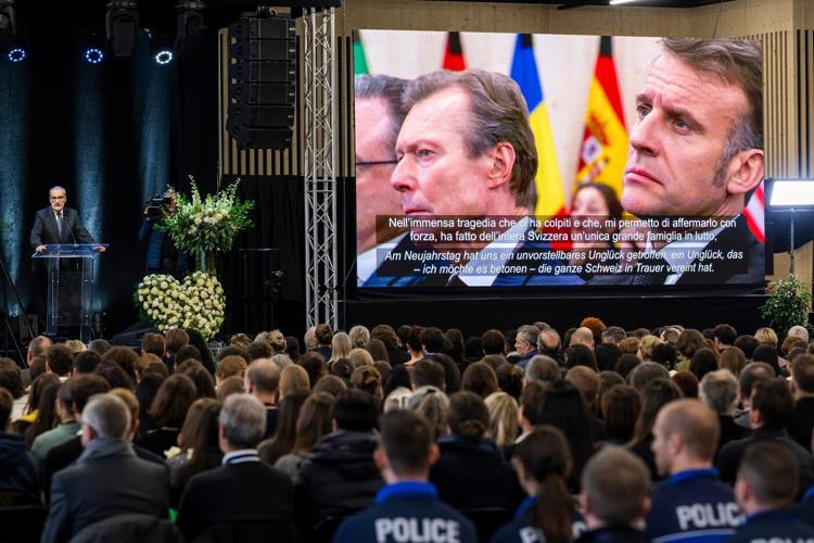 Switzerland holds memorial service during day of national mourning for bar fire victims
