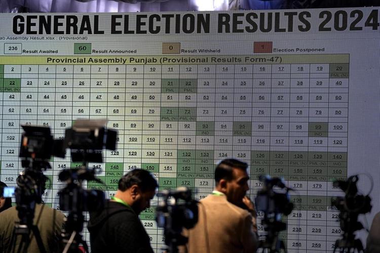 Sharif's party has edge in Pakistan's delayed election results, with some independent wins reported