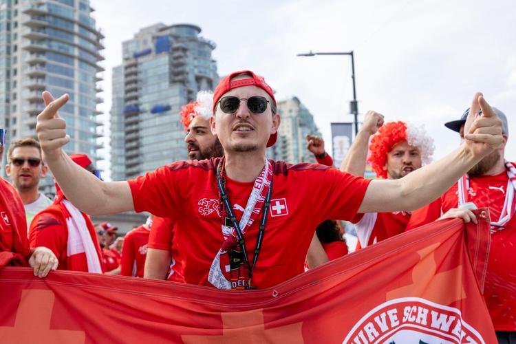 Fans honour Koné at Canada-Switzerland match in Vancouver