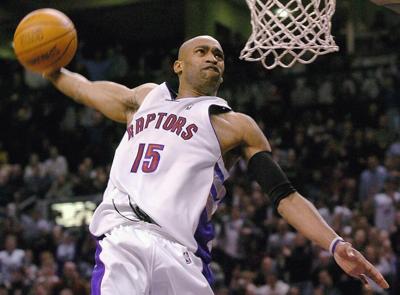 A timeline look at Vince Carter's history with the Toronto Raptors