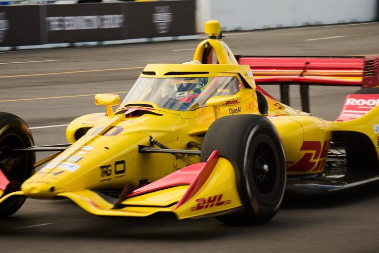 Palou has fastest lap in first practice session at Ontario Honda Dealers Indy