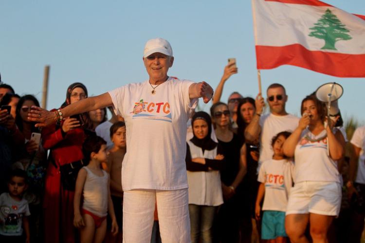 Mourners gather in Beirut to pay respects to Lebanese conservationist who died after Israeli strike