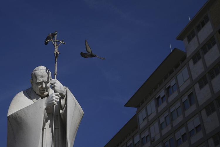 Pope is stable, followed Mass on television as he recovers from respiratory infection, Vatican says
