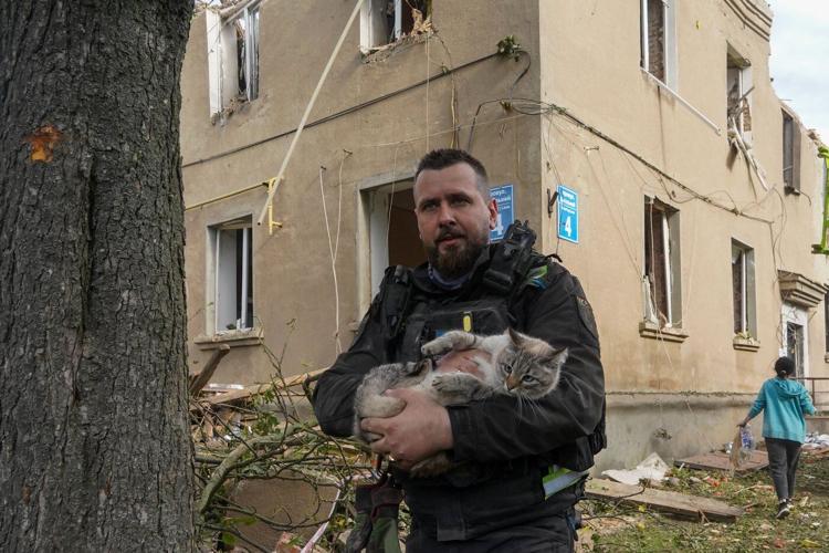 Russia strikes an apartment block in Ukraine's Kharkiv city, killing 1