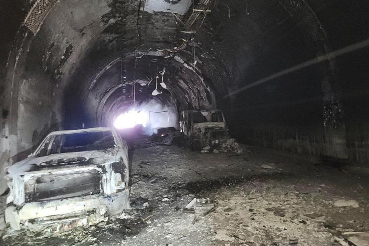 Investigators find 3rd victim from fiery Wyoming highway tunnel crash