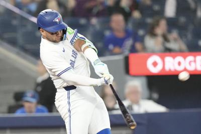 Bichette homers as Blue Jays use 14-hit attack in 9-1 rout of Phillies