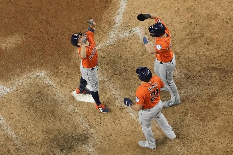 Altuve hits go-ahead homer in 9th, Astros take 3-2 lead over Rangers in ALCS after benches clear
