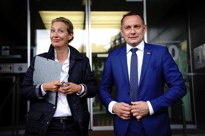 German prosecutors say witness evidence so far doesn't suggest a far-right leader was assaulted