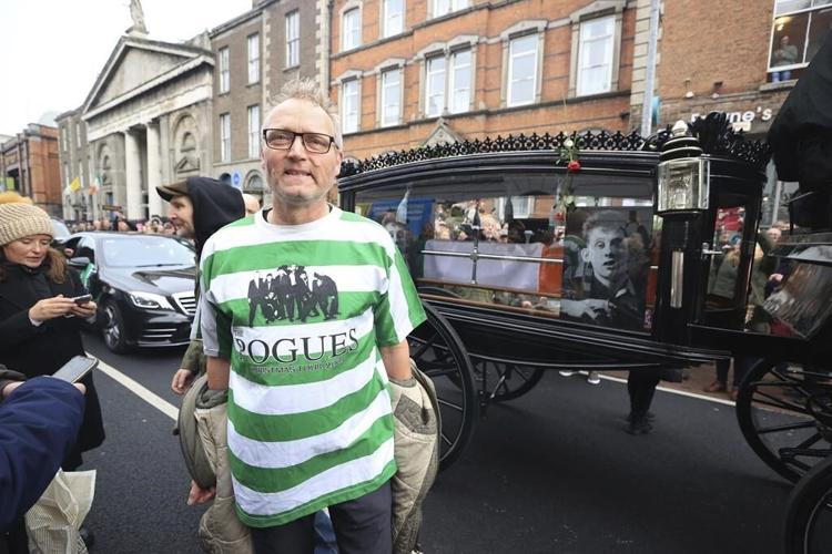 Johnny Depp among stars paying tribute at funeral of The Pogues singer Shane MacGowan