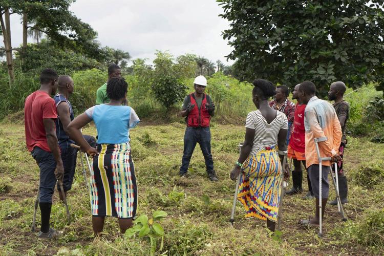 'We fall and we rise': Some amputees in Sierra Leone turn to farming to combat discrimination