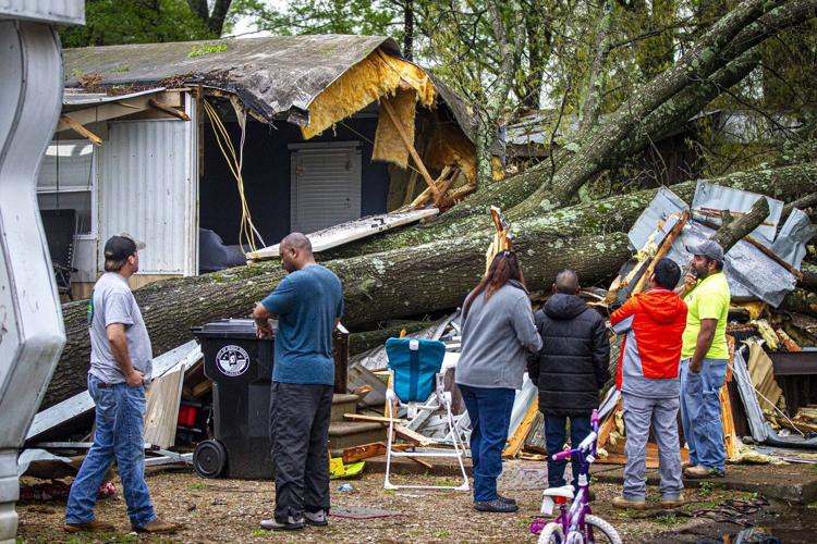 Swollen rivers flood towns in US South after dayslong deluge of rain