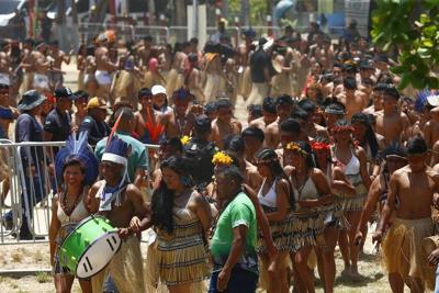 Lula meets with Indigenous in Brazil's Amazon, pledges lands