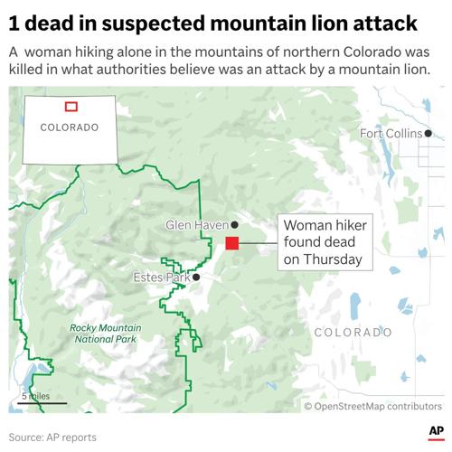 Search ends for mountain lions after solo hiker fatally attacked on Colorado trail