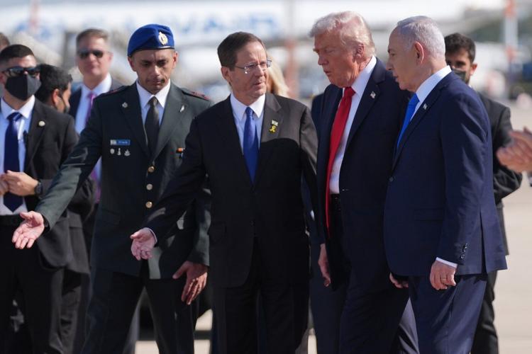 Trump is in Israel to tout a ceasefire he believes could foster lasting Middle East peace