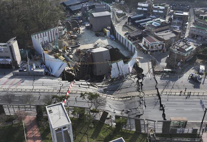 Worker rescued from collapsed subway construction site in South Korea