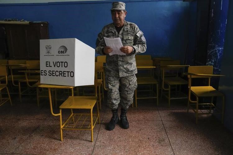 Ecuadorians vote overwhelmingly in referendum to approve toughening fight against gangs