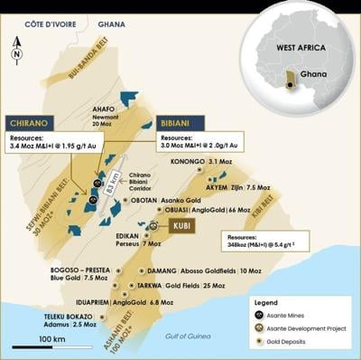 Asante Provides Financing Update